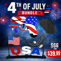 4th of July Bundle - Smartee Gun - Target - Holster - Keychain - Huge Savings!