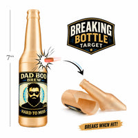 Dad Bod Brew: Father's Day Bundle - Includes Shooter, Breakable Bottle Target, Holster, Keychain and Extra Ammo