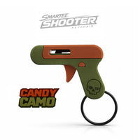 Smartee Shooter Keychain - Actually Works! Shoots Smarties Candy - Doubles as Fun and Satisfying Fidget Toy