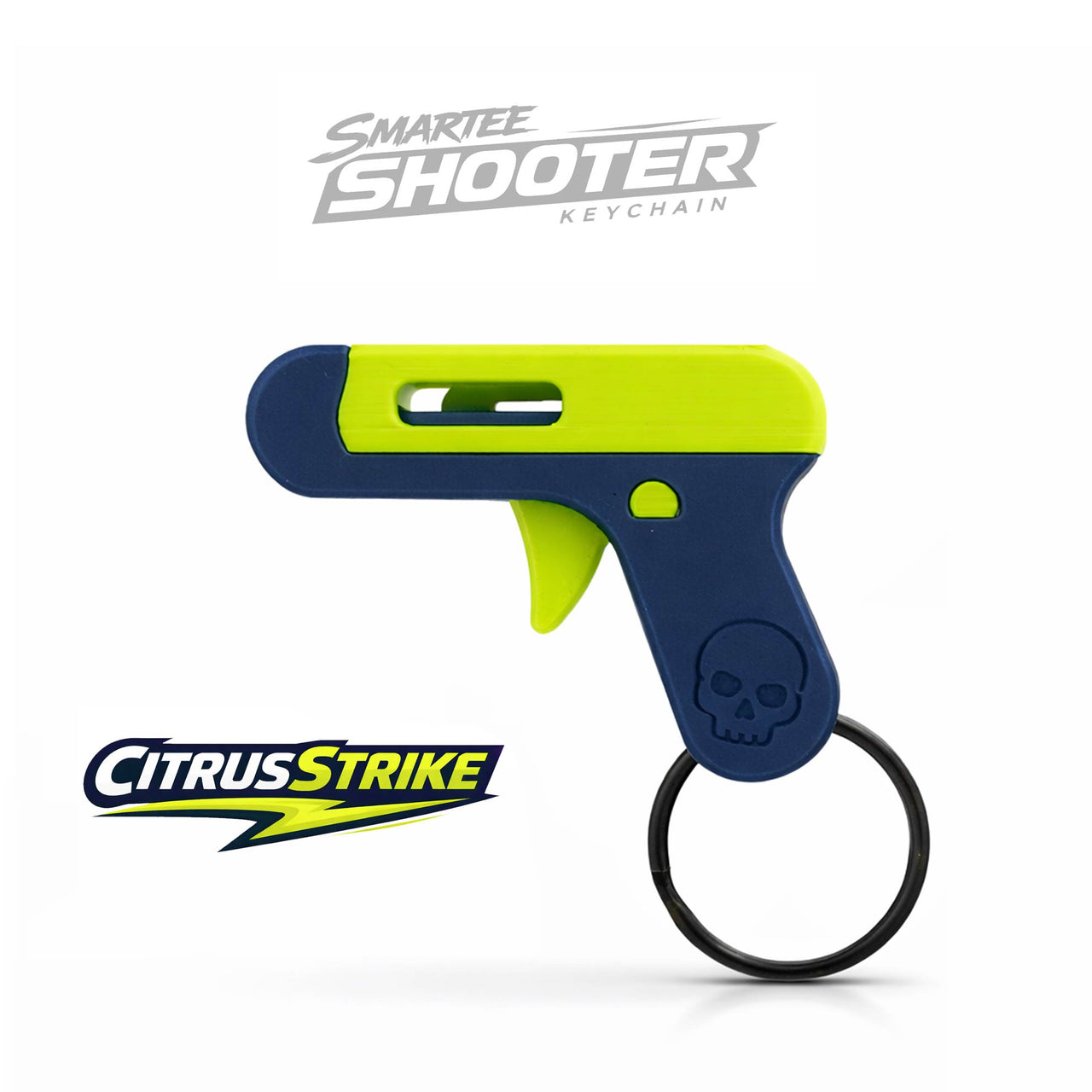 Smartee Shooter Keychain - Actually Works! Shoots Smarties Candy - Doubles as Fun and Satisfying Fidget Toy