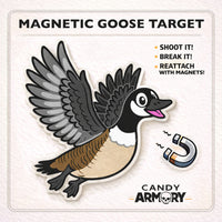 Goose Target - Breaks apart when hit. Magnetically Snaps back together in seconds.