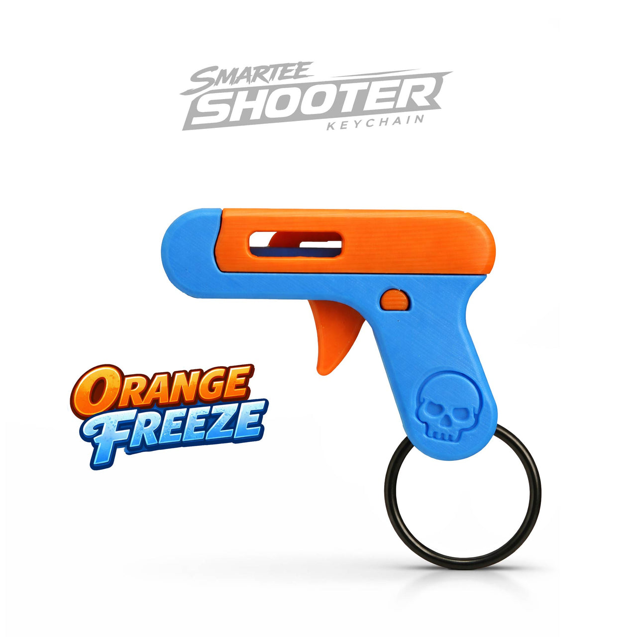 Smartee Shooter Keychain - Actually Works! Shoots Smarties Candy - Doubles as Fun and Satisfying Fidget Toy