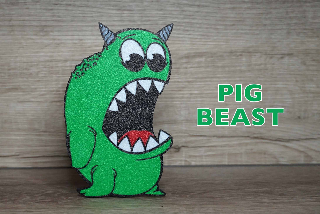 Monster Targets for Smarties Gun - 5 Pack (1 FREE)