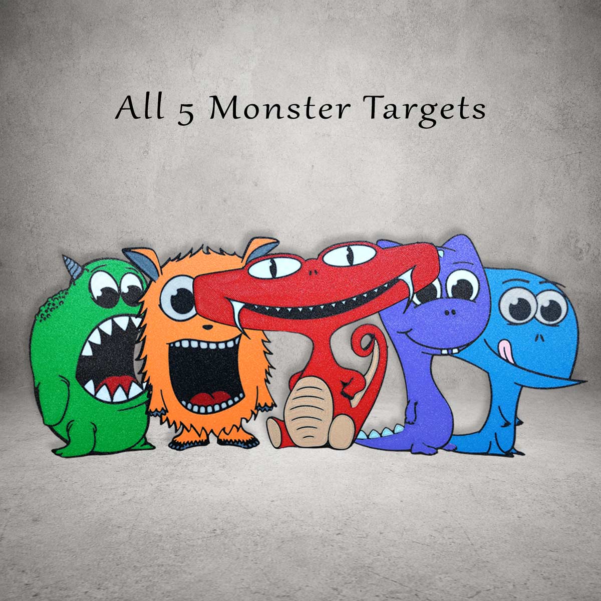 Smartee Shooter Monster Bundle - Shooter, Targets, Holster, Mini Shooter, More!