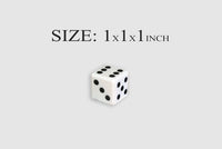 Floating Dice Set - Fair, well balanced, slow float! 5 Dice - Case - Waterproof Pad - Pencil