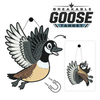 Goose Target - Breaks apart when hit. Magnetically Snaps back together in seconds.