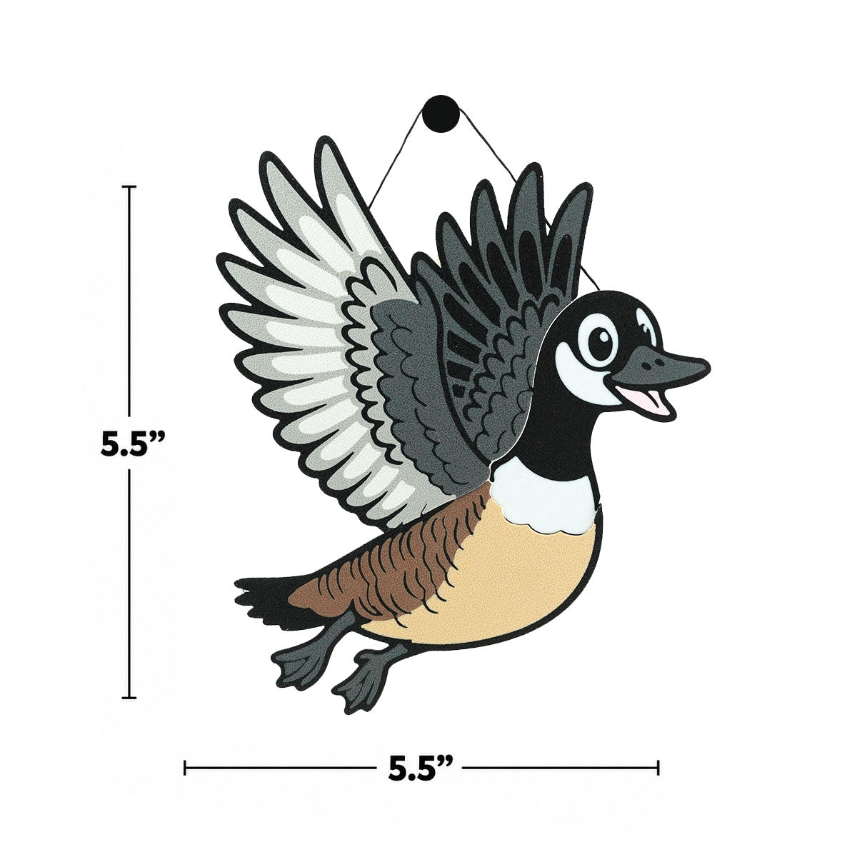 Goose Target - Breaks apart when hit. Magnetically Snaps back together in seconds.