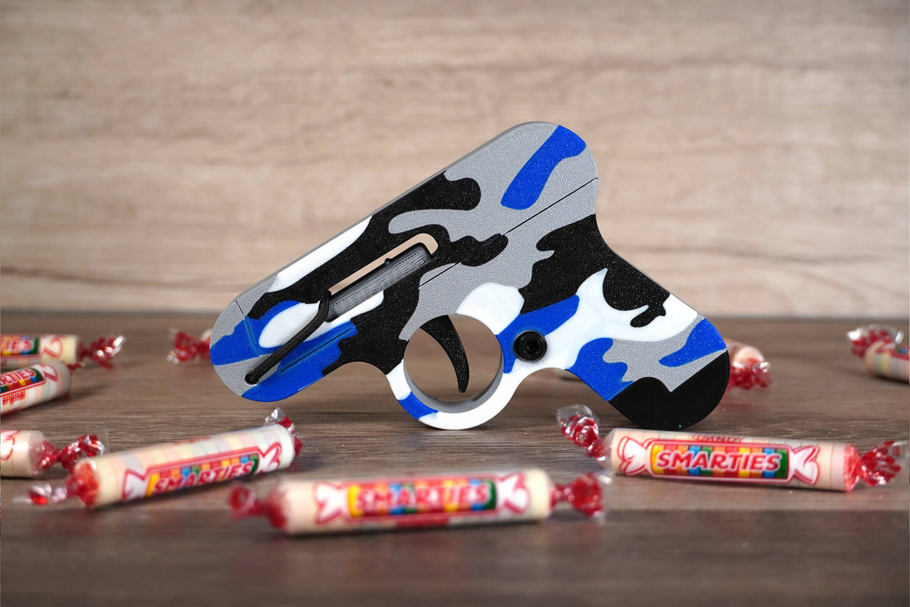Smartee Gun - Camo - SSM3 - A gun that shoots Smarties Candy!